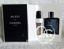 Chanel 2010 Chanel nuevo BLEU Men Eau de Toilette 2ML una boquilla de color azul