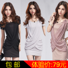 秋水三彩伊人风格2012夏装 明星同款 品牌女装 专柜正品 连衣裙