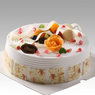  福建著名商标向阳坊sunmile生日蛋糕 水果布丁系列 花之物语