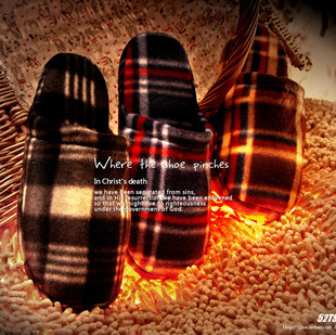 (J6) TSZ export warm and comfortable home slippers qiu dong man indoor slippers household fluffy slippers