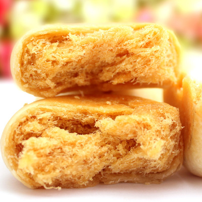 【糖客】零食品特产好吃的金丝肉松饼糕点小吃约30g特价20个包邮