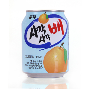  【天猫超市】韩国进口  乐天梨果汁饮料238ml/罐