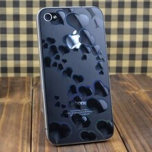 批发 价 爆亏 三 3 D 立体 iPhone 4 S 手机贴 膜 屏贴膜+背膜
