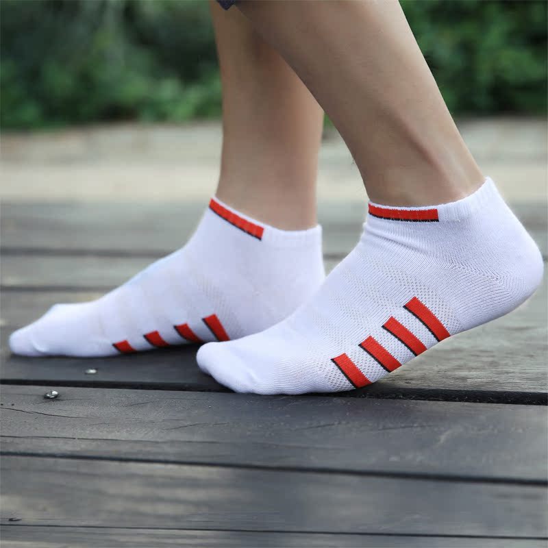 袜子 男短袜男士袜子夏季超薄纯棉 船袜男女 男人袜女士运动船袜