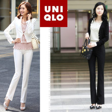 Uniqlo <span class=H>优衣库</span>正品 外贸原单 剪标 女装 西<span class=H>裤</span> 女 修身 女装西<span class=H>裤</span>