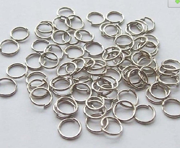 手工材料DIY 单圈 小铁圈 小铁环0.8X8mm