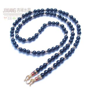  佛像/佛牌挂链 天然黑玛瑙佛牌链子 鎏金扣配金壳 男女款佛牌项链