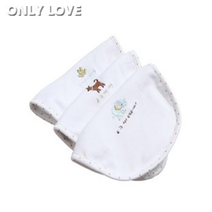 2012 new baby soft baby double-layer waterproof saliva towel bib bib three cotton with dark buckle DB28