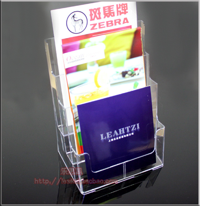 有机玻璃桌面多层展示架(A4三层) 资料展示架 目录架 广告架|ruв категории электронный словарь/электрический бумажных книг/канцелярские принадлежности, других культурных товаров - от Buy2taobao.com для оказания профессиональной услуги покупки агента Taobao