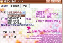 QQ炫舞休闲社区辅助/自动钓鱼/宠物PK/堆沙堡/开车无毒辅助