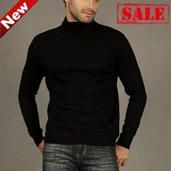 毛衣/线衣,男式 2010韩版 撞色白边 <em>黑色</em> 修身V