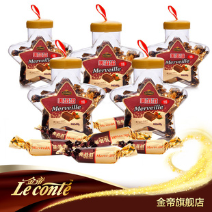  金帝美滋滋 榛仁脆心巧克力 巧克力 105g*5 组合 最晚1月12日发货