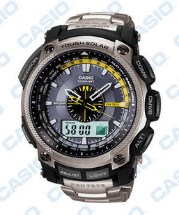  巅峰时代卡西欧PRW-5000T-7D光能电波登山表 专柜正品