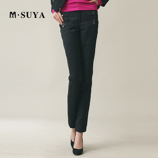  淘金币 领秀梦舒雅女裤 MN342 秋冬直筒羽绒裤长裤加厚90%鸭绒