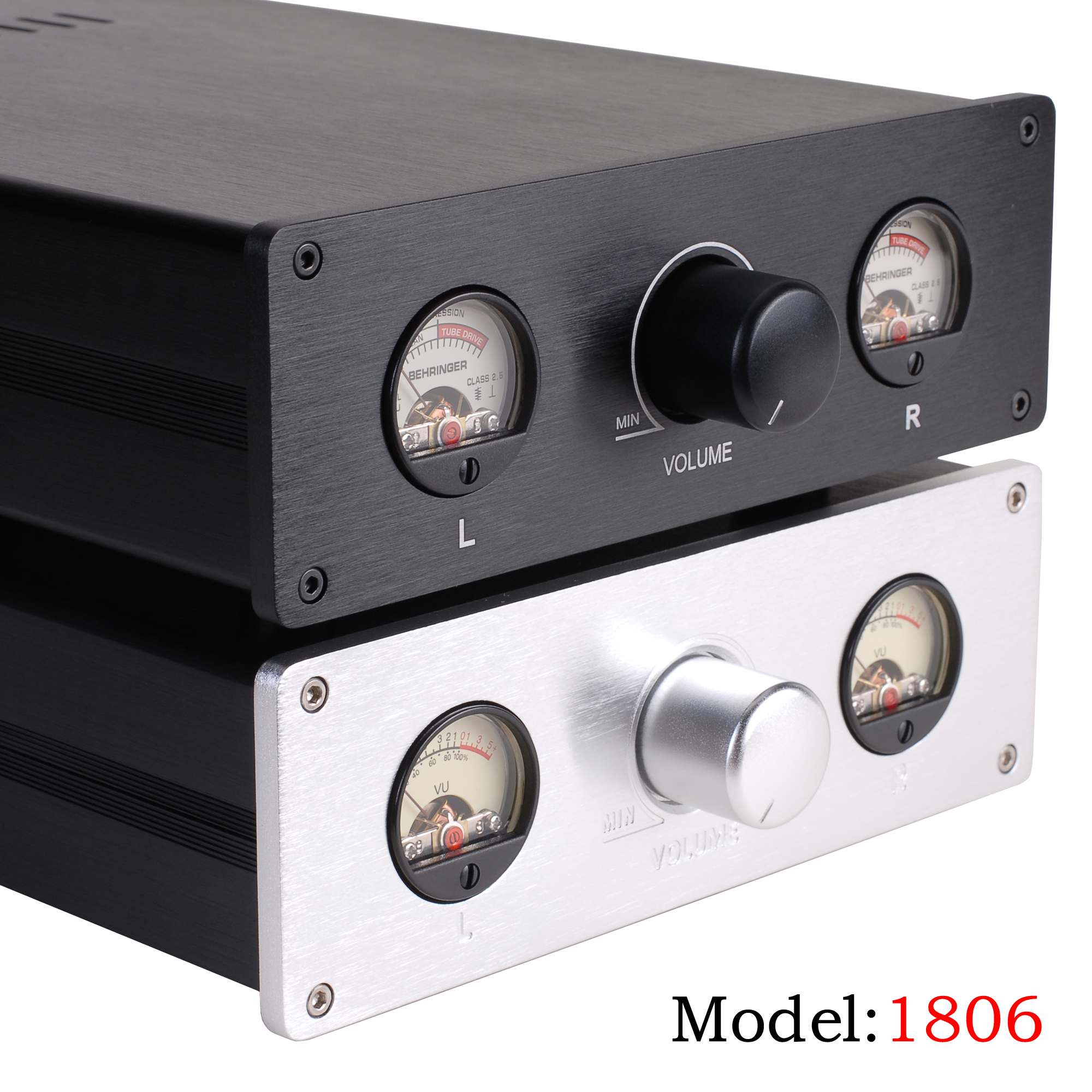 Aluminum tube amplifier chassis chassis guts DAC decoder chassis pre amp DIY VU meter head