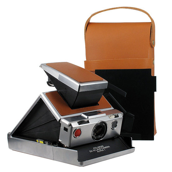 宝丽来 Polaroid SX-70 alpha 1 情人节促销 送牛皮包 档光板