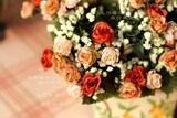 双皇冠 ★七头小玫蕾-浆果色 仿真花绢花 还可八折