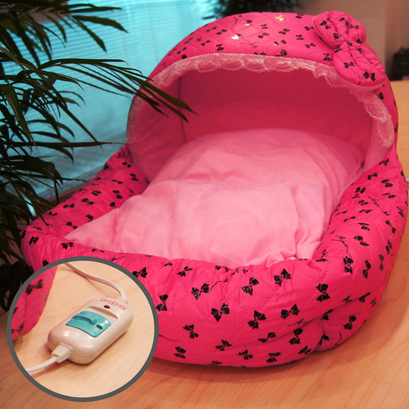 宠物过冬 保暖必备 可拆卸 电热狗窝 泰迪贵宾秋冬狗窝...