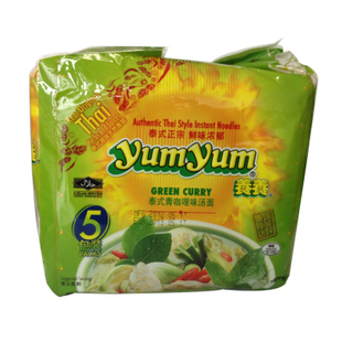  【大五包】泰国进口yumyum养养牌方便面 青咖喱味汤面500g（530g