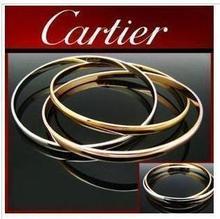 █ █ pulsera de Cartier pulsera brazalete de contador síncrono Cartier Cartier enviado de embalaje de tres colores de tres anillos