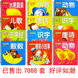 婴幼儿宝宝学习口袋卡/0-3岁识字册 启蒙大卡片认知书 全12册