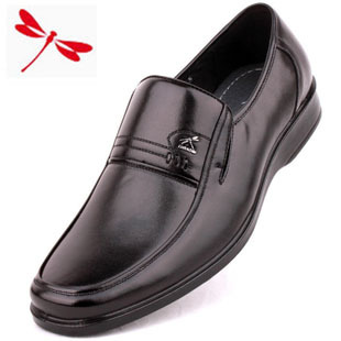 低帮鞋正品香港红蜻蜓皮鞋英伦男士商务皮鞋真