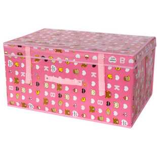 盖衣物收纳箱衣服储物...