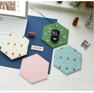 韓國文具★原版正品 創意PU皮甜美六邊形鼠標墊.皮質鼠標墊在類目 3C數碼配件, USB電腦周邊, USB暖手鼠標墊中 - 來自Buy2taobao.com提供專業的淘寶代購服務