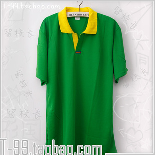 化纤面料T恤翻领快干polo运动衫服文化衫钓鱼