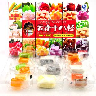  云南特产食品 云南十八怪 糕点果糕180克红装 老人食品送礼佳品