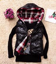清仓特价 艾格2011冬秋女<span class=H>羽绒</span><span class=H>服</span>正反<span class=H>两面</span><span class=H>穿</span><span class=H>羽绒</span>马甲/背心 包邮