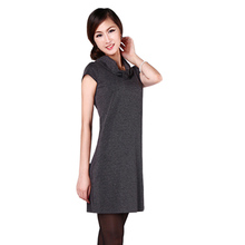 【天天疯狂购】Nadine2012春装新品OL休闲修身针织加厚罗马连衣裙
