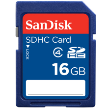 SanDisk闪迪 SDHC卡 普速相机卡 存储卡 相机内存卡 16GB C4