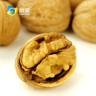  朗源 新疆大核桃无漂洗生核桃薄皮核桃坚果 散装 420g送80g