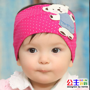  公主妈妈春秋新款婴幼儿发带儿童发带卡通发带发饰贴布头饰3068