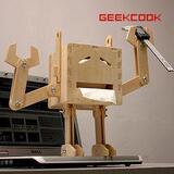 2010升版！DIY囧死人的机器人纸巾盒【GeekCook正版】