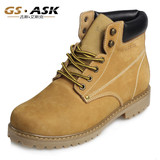 夏季新品包邮 gsask真皮手工工装鞋休闲鞋高帮鞋男鞋皮鞋保暖鞋子