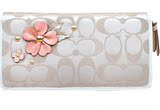 COACH 蔻驰 2012新款 桃花 樱花 花朵 小清新 女士钱包 正品代购