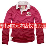 2011新款af男士秋装长袖polo衫翻领大码潮牌T恤情侣装时尚保罗衫