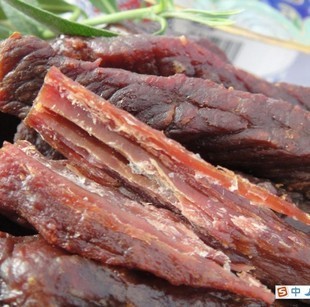  内蒙古特产 草原达尔沁 通辽风干牛肉干 500克 烤制型 包邮