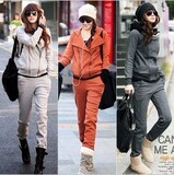 2011秋冬装新款韩版运动休闲套装女款冬运动服加厚卫衣休闲服女装