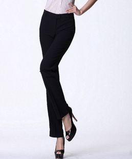  G职业女装 修身OL直筒西装裤 正装修身羊毛裤 职业套装 正品