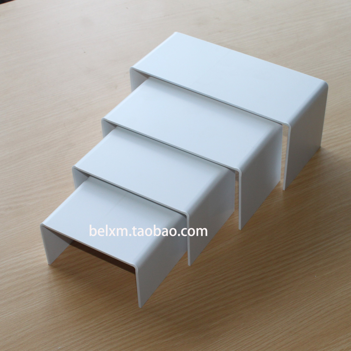 Plaid Shop Acrylic Four piece suit Digital product Showcase Display table Jewelry rack (white)in the Business/Office Furniture , Shelf/Showcase , Boutique Showcase/Showcase category - from Buy2taobao.com to provide professional Taobao agent buy service