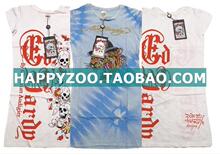 ԭ��ED HARDY��������ӣ�����޶���T����Ⱦ��ɫ�ϻ�ͷ����TEE