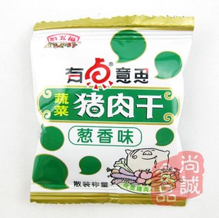  【限时特价】贵州特产 黔五福蔬菜猪肉干 葱香味 250g