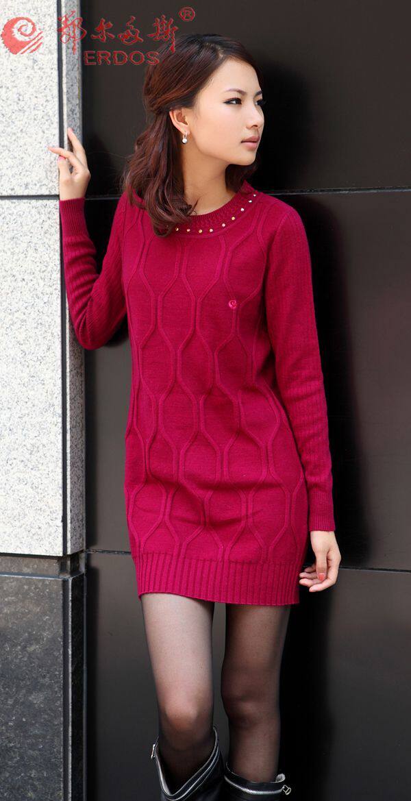 <em>毛衣,清仓</em>!秋冬专柜正品<em>鄂尔多斯</em>羊绒衫圆领纯