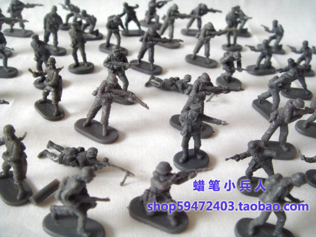 特价凯撒Caesar二战1：72外贸兵人模型 德军50~200人，多款混配