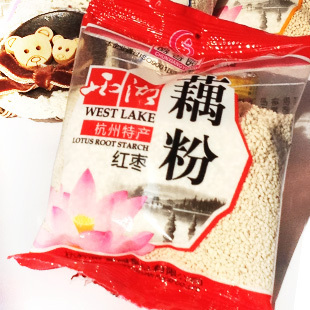 杭州特产 早餐必备 醇香园西湖藕粉 红枣味 约30g