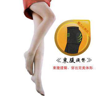 黑丝 梦娜连裤袜 女性感丝袜 20D天鹅绒束腹提臀连裤袜 裤袜韩国