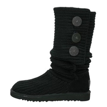 澳大利亚专柜正品UGGCardy5819黑纯羊绒毛线靴雪地靴